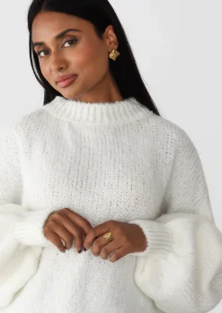 Pulls L Cardigans^Outfitbook Pull en maille laine BLANC