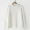 Pulls L Cardigans^Outfitbook Pull en maille oversize blanc
