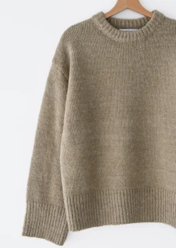Pulls L Cardigans^Outfitbook Pull en maille oversize taupe