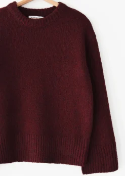 Pulls L Cardigans^Outfitbook Pull en maille oversize bordeaux
