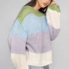 Pulls L Cardigans^Outfitbook Pull en maille épaisse color block
