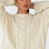 Pulls L Cardigans^Outfitbook Pull en maille torsadée BEIGE