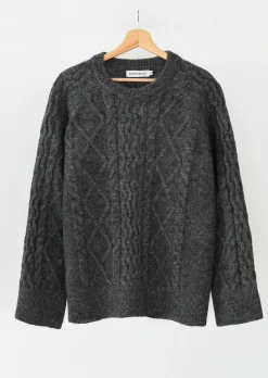 Pulls L Cardigans^Outfitbook Pull en maille torsadée GRIS