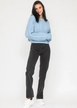 Pulls L Cardigans^Outfitbook Pull en maille torsadée BLEU