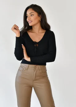 Pulls L Cardigans^Outfitbook Pull à découpe NOIR