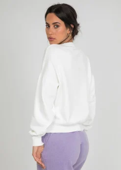 Pulls L Cardigans^Outfitbook Pull oversize col rond en maille BLANC