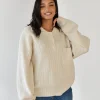 Pulls L Cardigans^Outfitbook Pull-over maille col polo BEIGE