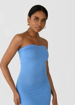Robes^Outfitbook Robe bandeau BLEU