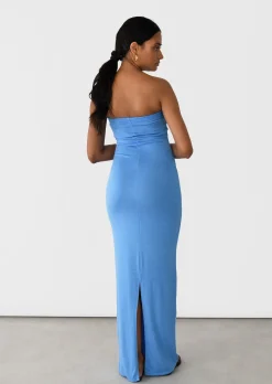Robes^Outfitbook Robe bandeau BLEU