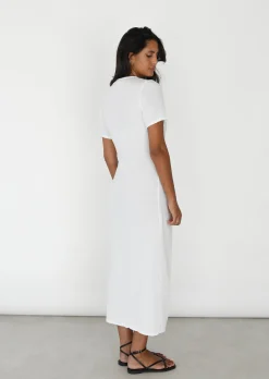 Robes^Outfitbook Robe cache coeur en coton BLANC