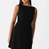 Robes^Outfitbook Robe en lin NOIR