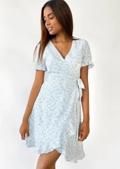 Robes^Outfitbook Robe fleurie cache coeur à volants