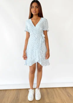 Robes^Outfitbook Robe fleurie cache coeur à volants