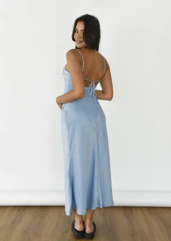 Robes^Outfitbook Robe mi-longue en satin