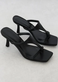 Sandales À Talons^Outfitbook Sandales à talon avec entredoigt NOIR