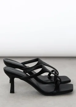 Sandales À Talons^Outfitbook Sandales à talon avec entredoigt NOIR
