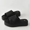 Sandales Plates^Outfitbook Sandales plateforme NOIR