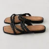 Sandales Plates^Outfitbook Sandales plates en raphia
