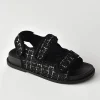 Sandales Plates^Outfitbook Sandales style grand-père NOIR