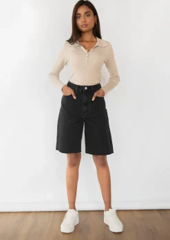 Shorts | Jeans^Outfitbook Short en jean long - NOIR
