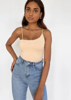 Hauts^Outfitbook Top asymétrique BEIGE