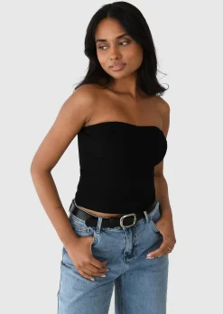 Hauts^Outfitbook Top bandeau NOIR