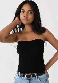 Hauts^Outfitbook Top bandeau NOIR