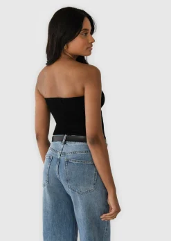 Hauts^Outfitbook Top bandeau NOIR