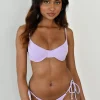 Maillots De Bain^Outfitbook Top bikini armatures côtelé Violet
