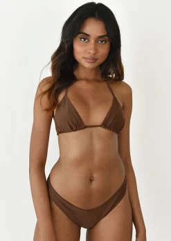 Maillots De Bain^Outfitbook Top bikini triangle Marron