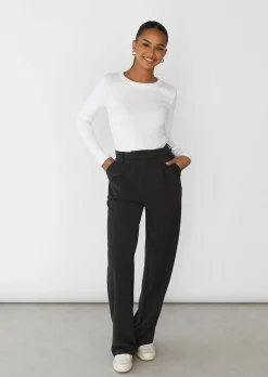 Hauts | Pulls L Cardigans^Outfitbook Top coton manches longues BLANC