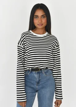 Hauts^Outfitbook Top oversize à rayures