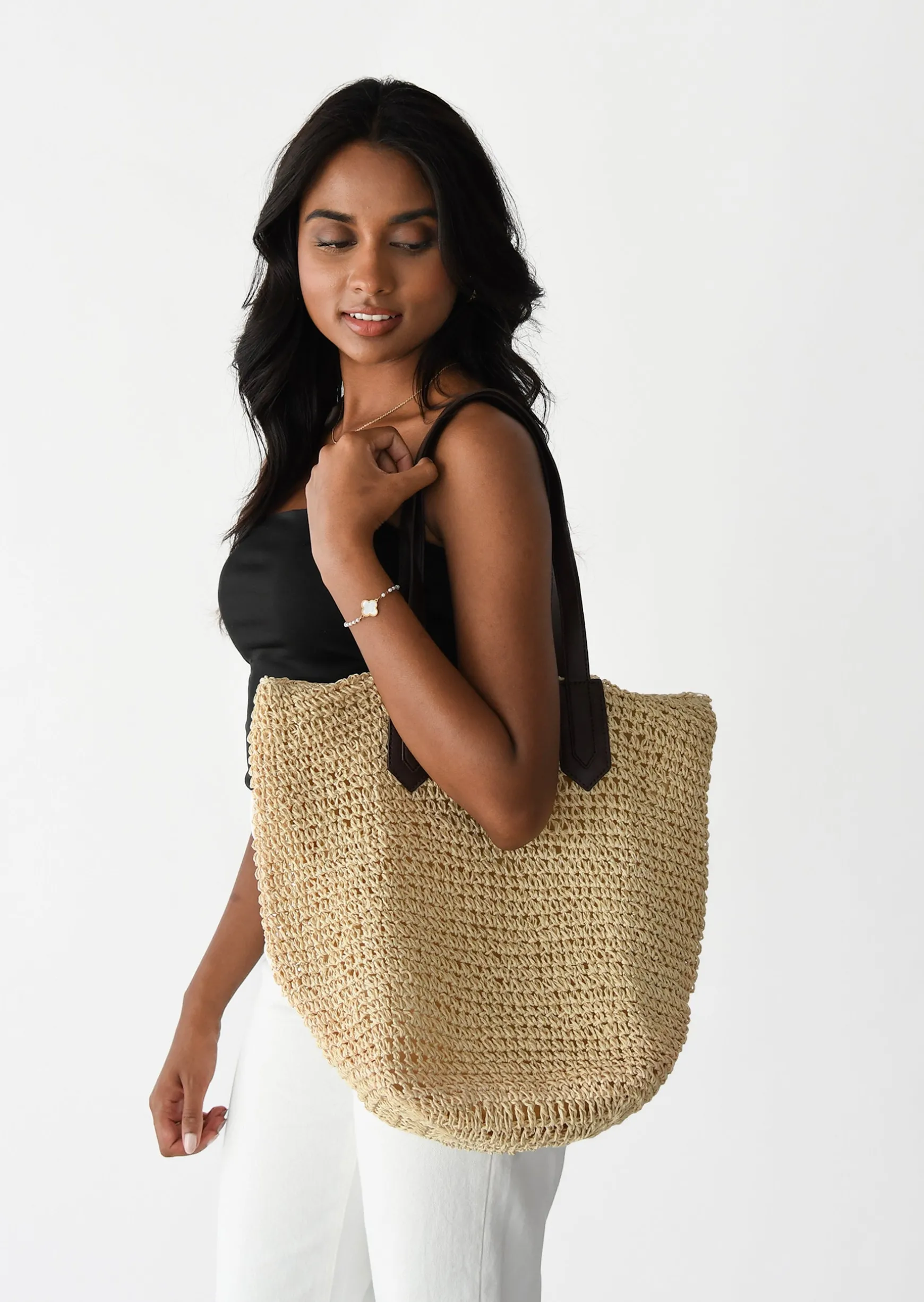 Sacs L Pochettes^Outfitbook Tote bag en raphia