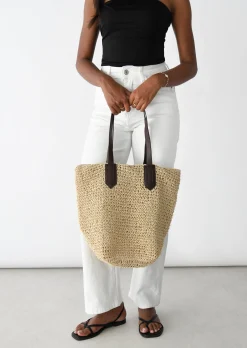 Sacs L Pochettes^Outfitbook Tote bag en raphia