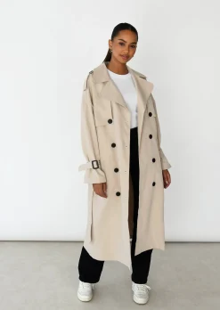 Vestes L Manteaux^Outfitbook Trench BEIGE