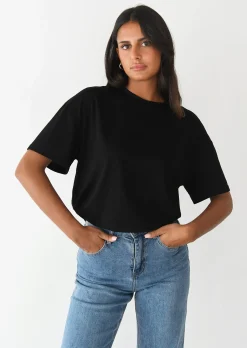 Hauts^Outfitbook T-shirt oversize col rond