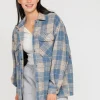 Vestes L Manteaux^Outfitbook Veste à carreaux BLEU