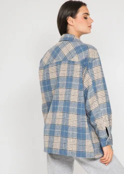 Vestes L Manteaux^Outfitbook Veste à carreaux BLEU
