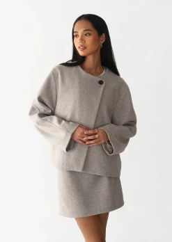 Vestes L Manteaux^Outfitbook Veste courte taupe
