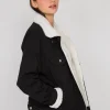 Vestes L Manteaux | Jeans^Outfitbook Veste en jean doublé avec sherpa NOIR