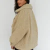 Vestes L Manteaux^Outfitbook Veste oversize effet peau de mouton BEIGE