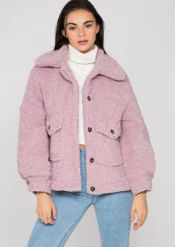 Vestes L Manteaux^Outfitbook Veste oversize effet peau de mouton