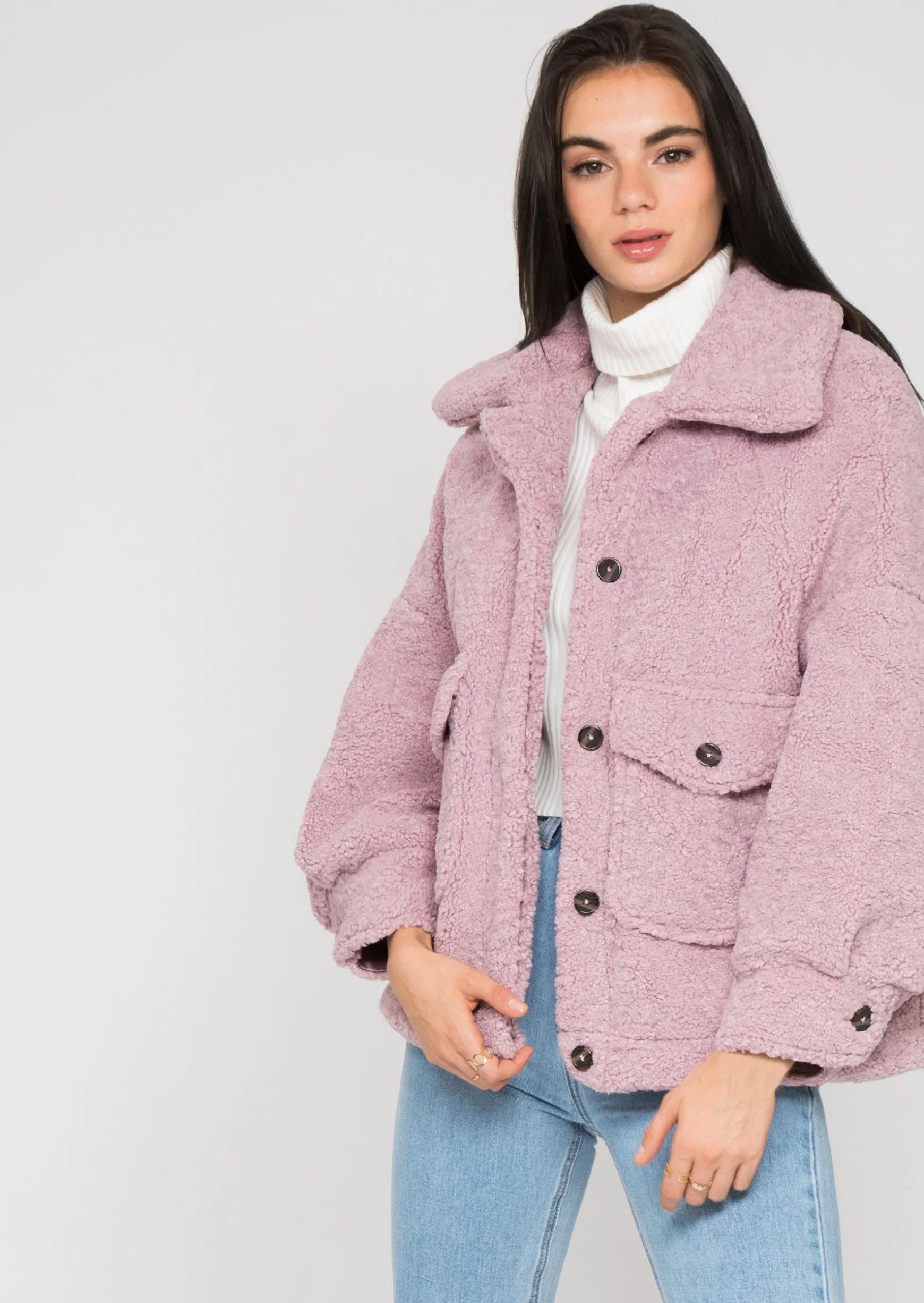 Vestes L Manteaux^Outfitbook Veste oversize effet peau de mouton