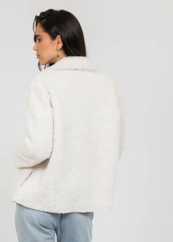 Vestes L Manteaux^Outfitbook Veste pelucheuse crème BEIGE